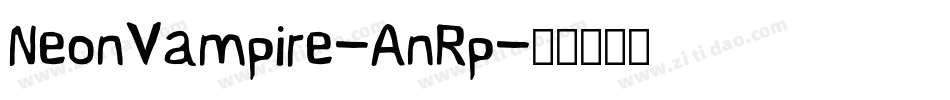 NeonVampire-AnRp字体转换
