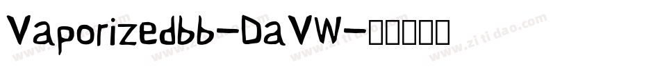Vaporizedbb-DaVW字体转换