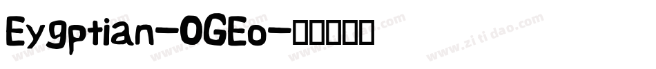 Eygptian-OGEo字体转换