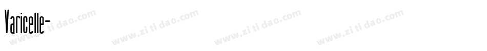 Varicelle字体转换