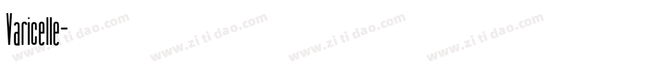 Varicelle字体转换