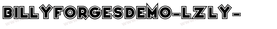 Billyforgesdemo-LzLy字体转换