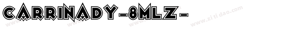 Carrinady-8mLz字体转换