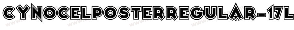 CynocelPosterRegular-17lZ字体转换
