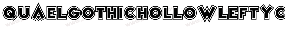 Quaelgothichollowleftycondensed-ZGLz字体转换
