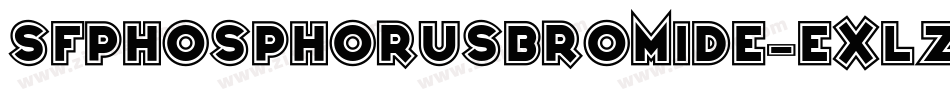 SfPhosphorusBromide-EXLz字体转换