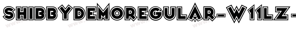 ShibbyDemoRegular-w11Lz字体转换 ShibbyDemoRegular-w11Lz字体转换
