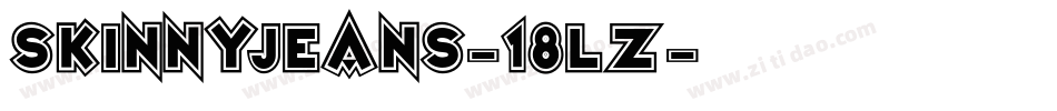 SkinnyJeans-18lZ字体转换