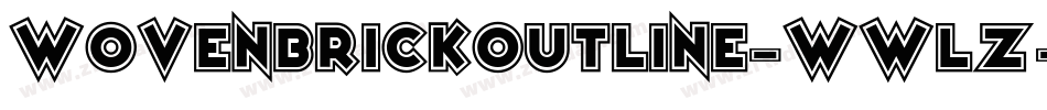 WovenBrickOutline-WWLz字体转换