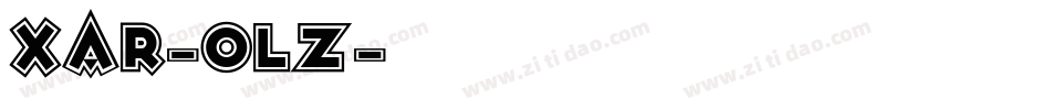 Xar-oLz字体转换