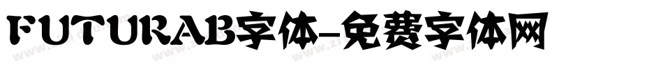 FUTURAB字体字体转换