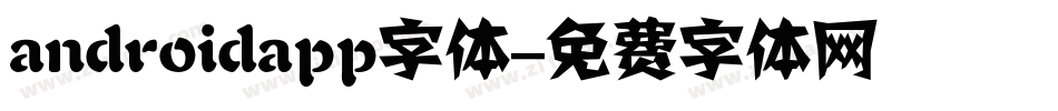 androidapp字体字体转换