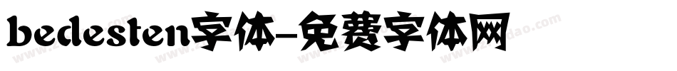 bedesten字体字体转换