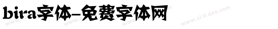 bira字体字体转换