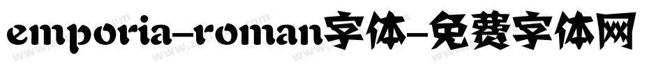 emporia-roman字体字体转换