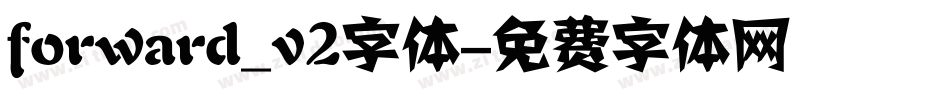 forward_v2字体字体转换