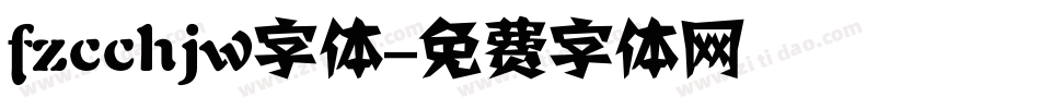 fzcchjw字体字体转换