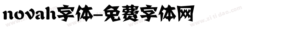 novah字体字体转换