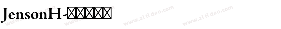 JensonH字体转换