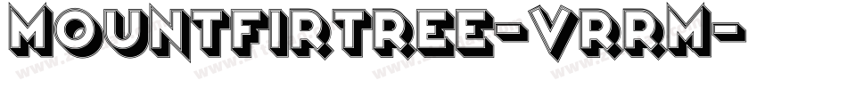 Mountfirtree-vRrM字体转换