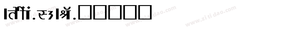 Arshaka-L3AJW字体转换