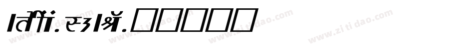 Arshaka-L3AJW字体转换