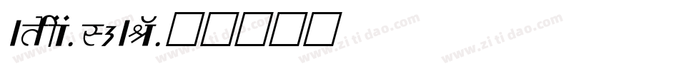 Arshaka-L3AJW字体转换