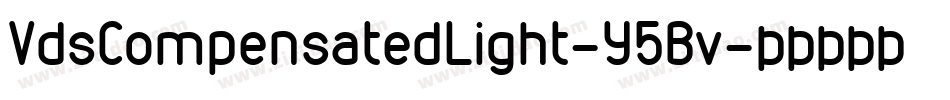 VdsCompensatedLight-Y5Bv字体转换