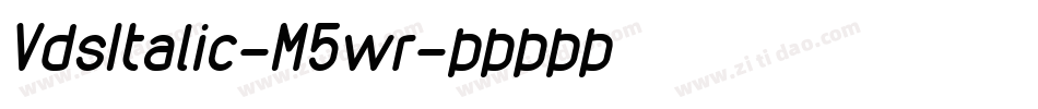 VdsItalic-M5wr字体转换