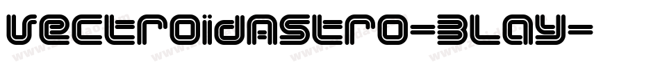 VectroidAstro-3lay字体转换