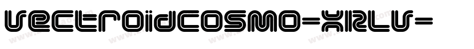 VectroidCosmo-xRLV字体转换