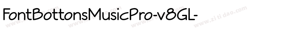 FontBottonsMusicPro-v8GL字体转换