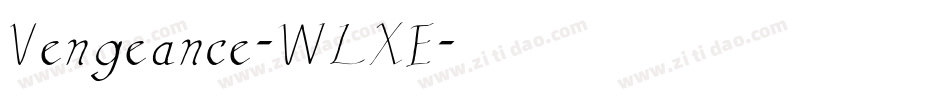 Vengeance-WLXE字体转换
