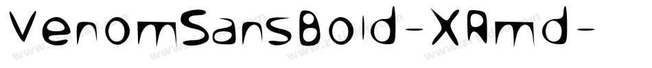 VenomSansBold-XRmd字体转换