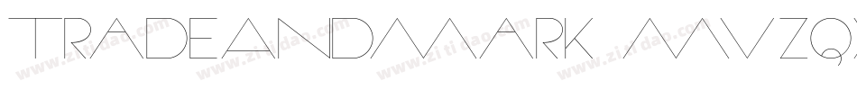 TradeAndMark-MVZqx字体转换