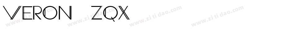Veron-0zqX字体转换