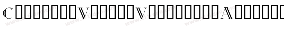 ChavenirVersalVersal-2nAd字体转换