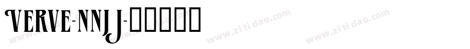 Verve-nnjJ字体转换