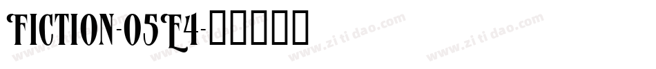 Fiction-05E4字体转换