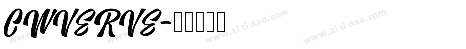 CWVERVE字体转换