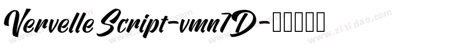 VervelleScript-vmn7D字体转换