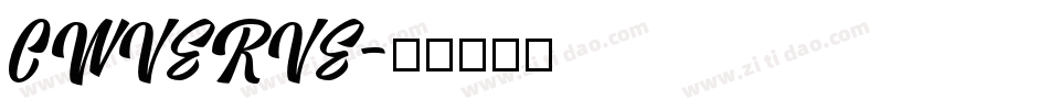 CWVERVE字体转换