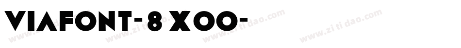 Viafont-8x00字体转换