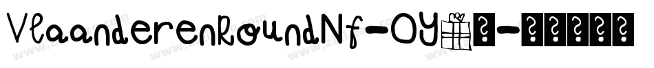 VlaanderenRoundNf-OY14字体转换