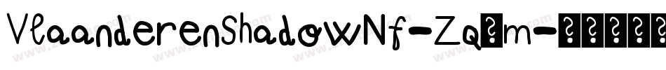 VlaanderenShadowNf-Zq7m字体转换