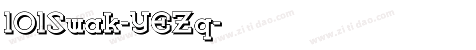 101Swak-YEZq字体转换
