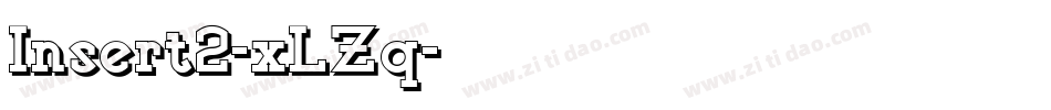 Insert2-xLZq字体转换
