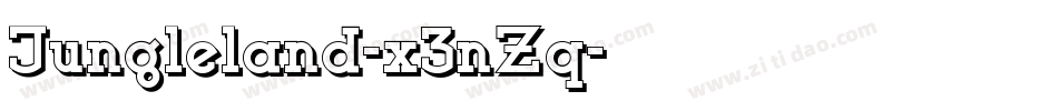 Jungleland-x3nZq字体转换