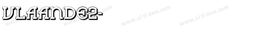 VLAANDE2字体转换