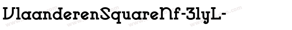VlaanderenSquareNf-31yL字体转换